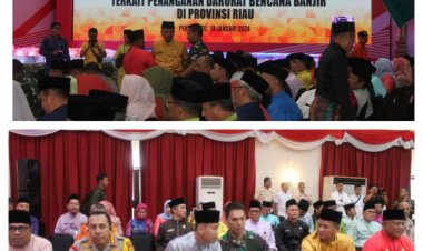 Dandim 0301 PBR Hadiri Rakor Penanggulangan Bencana Banjir