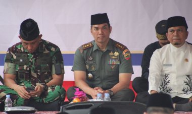 Dandim 0301/Pbr Bersama Forkopimda Laksanakan Istighosah dan Doa Bersama Untuk Pemilu Damai.