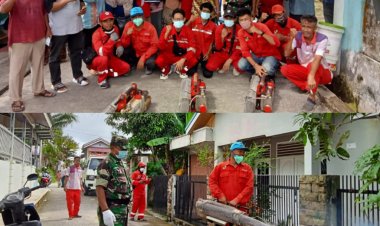Babinsa Kodim 0301 Bersama Diskes Laksanakan fogging Guna Cegah DBD