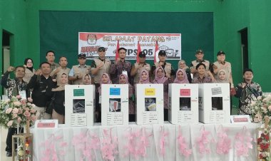 Dandim 0301/Pekanbaru Bersama Forkompimda  Melaksanakan Peninjauan Pencoblosan Pemilu 2024