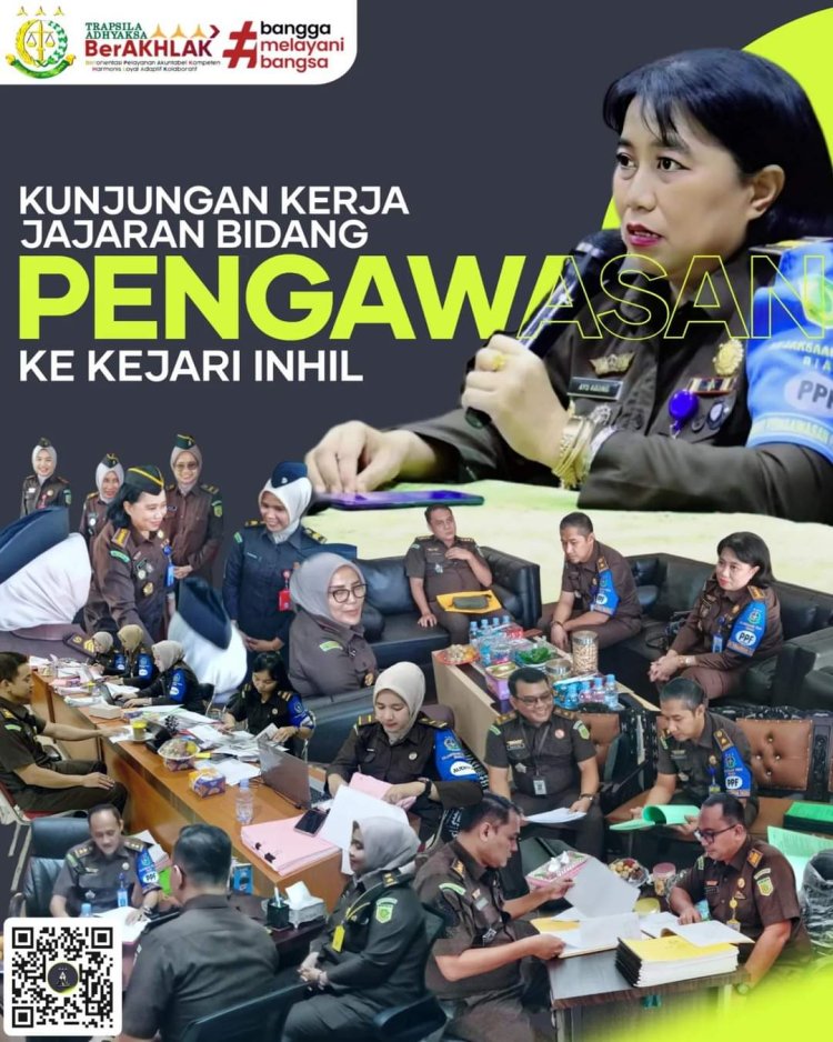 Aswad Kejati Riau Melakukan Inspeksi Umum dan Khusus di Kejaksaan Negeri Inderagiri Hilir 