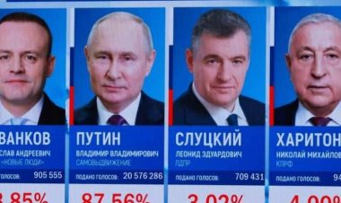 Putin Unggul Dalam Pilpres Rusia Dengan 87 Persen Suara