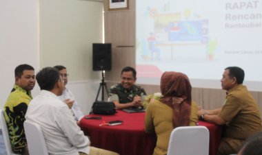Kasdim 0301 Pekanbaru Hadiri Rapat Koordinasi Tindak Lanjut Reaktivasi Lapangan Rantau Bais