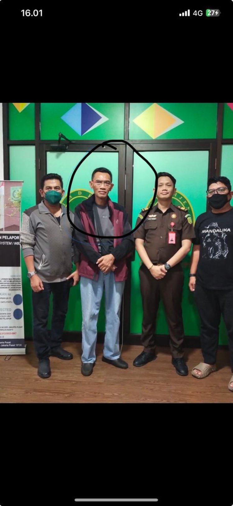Tim Satgas SIRI Berhasil Mengamankan  Buronan (DPO) Selama 8 Tahun Perkara Korupsi  Atas Nama Terpidana R. BASUKI WISMANTORO