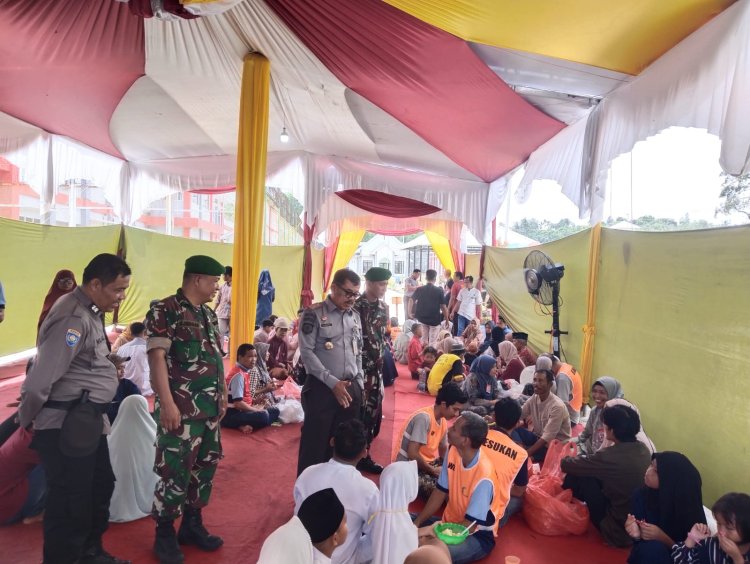 Babinsa Kodim 0301/Pbr Bersama Polsek Rumbai Laksanakan PAM di Lapas Kelas II Narkotika 