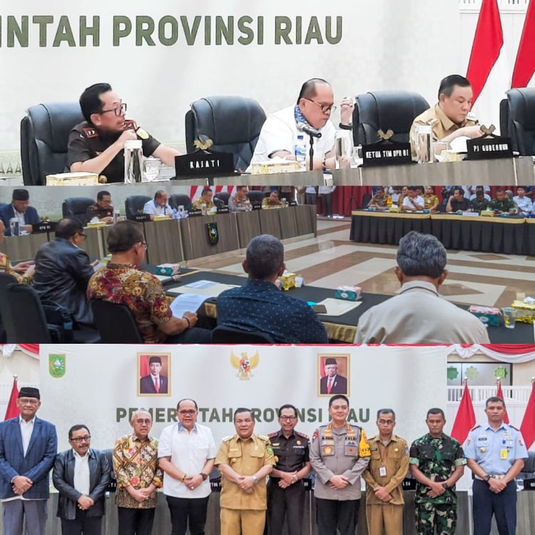Kajati Riau Hadiri Kunker Tim Komisi II DPR-RI ke Provinsi Riau 