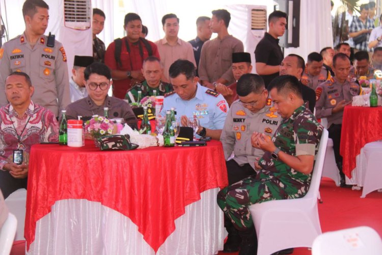 Kasdim 0301 PBR Hadiri Undangan Halal Bihalal Bersama Kapolda Riau 