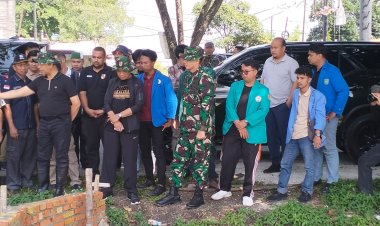 Dalam Rangka Menunjang Kegiatan TMMD Ke 120 Kodim 0301/Pbr Turut Laksanakan Goro Massa Bersama Pemko