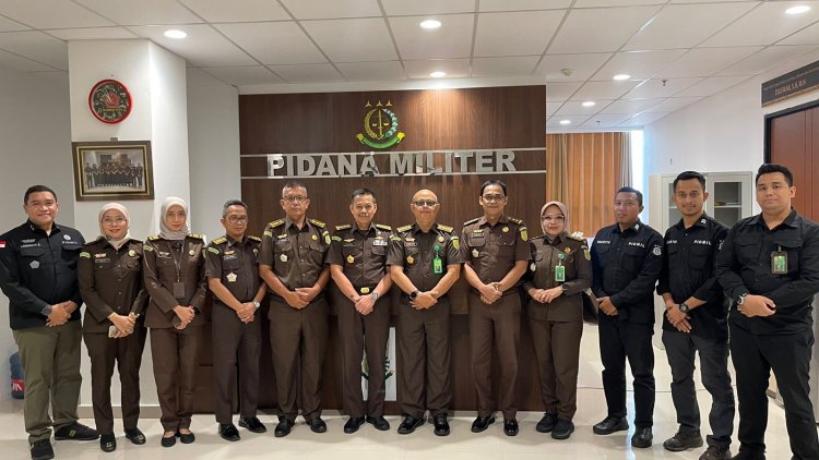 Kajati Riau Menerima Kunjungan TIM Direktorat Penindakan JAMPIDMIL Kejaksaan RI