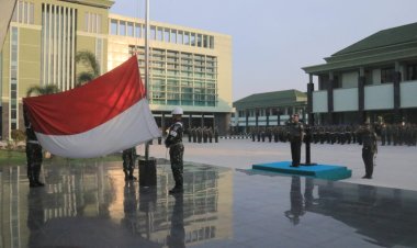 Kodim 0301/Pbr Laksanakan Upacara 17 - an Bulan Juli.