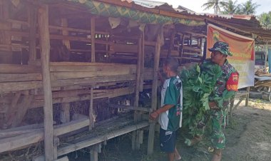 Kodim 0301/Pbr Gencar Bangun Ketahanan Pangan di Kampung Pancasila