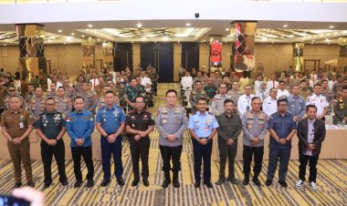 Wakili Dandim, Pasiops Kodim 0301/Pbr Hadiri Rapat Lintas sektoral Operasi Mantap Praja
