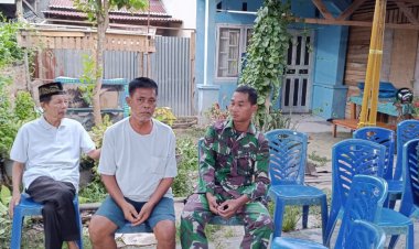Tunjukan Sikap Empati Pada Warga Binaan,Babinsa Kodim 0301/Pbr Melayat Kerumah Duka