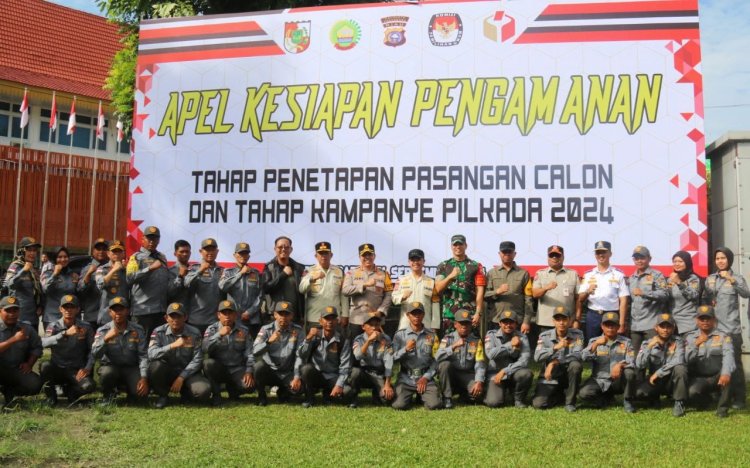 Dandim Hadiri Apel Kesiapan Pengamanan Penetapan Calon Walikota dan Wakil Walikota Pekanbaru