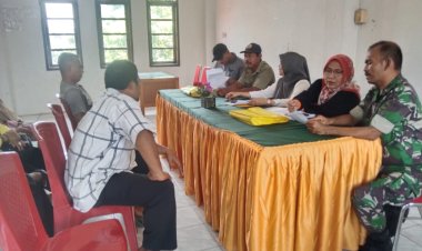 Babinsa Kodim 0301/Pbr Hadiri Finalisasi Pemetaan TPS Dan PDTB Pilkada Serentak 2024