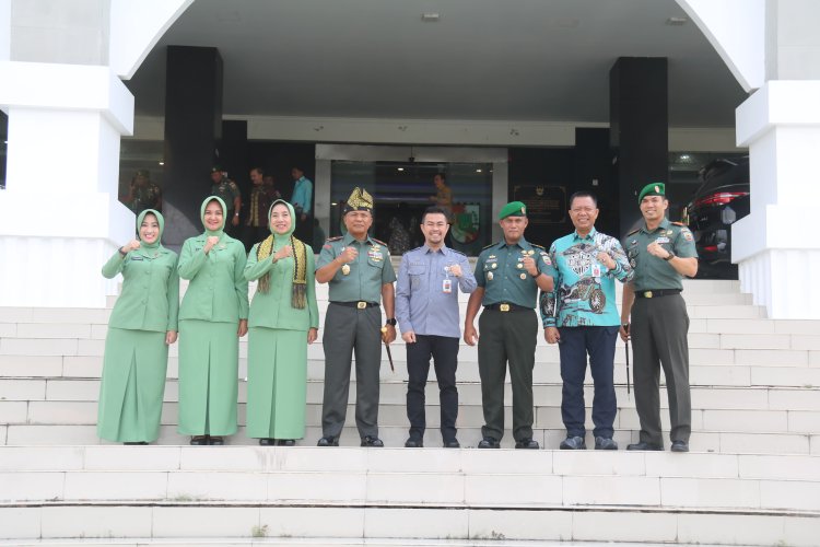 Dandim Pekanbaru Dampingi Danrem 031/WB Silaturahmi ke Pemko Pekanbaru