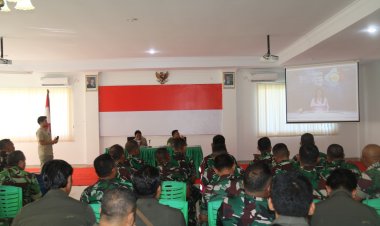 Kodim 0301/Pekanbaru Tingkatkan Kewaspadaan Lewat Sosialisasi Anti-Radikalisme