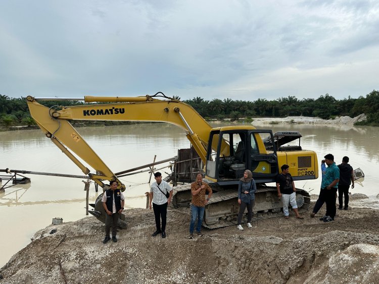 Tak Cukup Sampai Disini, Kapolres Kampar AKBP Ronald Sumaja Tidak Akan Berhenti Melakukan Penertiban Dan Penegakan Hukum Terhadap Illegal Mining di Wilayah Hukum Polres Kampar.  