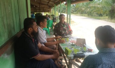 Perkuat Kemanunggalan Dengan Rakyat,Babinsa Perbanyak Laksanakan Komsos