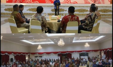 Kasdim 0301/Pbr Hadiri Ramah Tamah Pangdam I/BB Dengan Forkopimda Provinsi Riau 