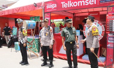 Ciptakan Suasana Kondusif Jelang Lebaran, Kasdim 0301/Pbr Dampingi Danrem 031/WB Tinjau Pos Pengamanan
