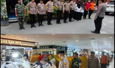 Babinsa Kodim 0301/Pekanbaru Siaga dalam Operasi Ketupat Lancang Kuning 2025