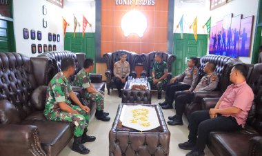 Kapolres Kampar Jalin Silaturahmi dengan Batalyon 132/BS,  Perkuat Sinergitas TNI-Polri untuk Kampar Bumi Serambi Mekkah