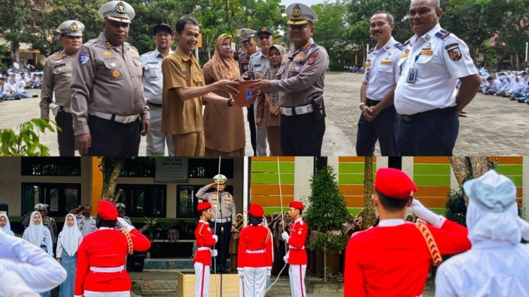 Dirlantas Kunjungi SMK 7, Sosialisasikan Tertib Lalu Dan  Green Policing