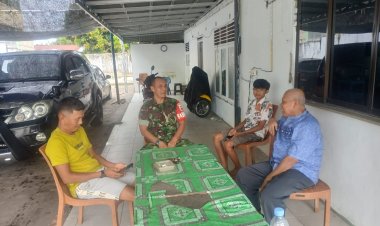 Dekatkan TNI dengan Masyarakat, Babinsa Kodim 0301/Pbr Gelar Komsos