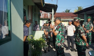 Kodim 0301/Pbr Terima Kunjungan Tim Wasev TMMD ke-120 dari Mabesad