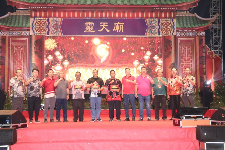 Dandim 0301/Pbr Hadiri Perayaan HUT ke-9 Klenteng Kwan Tee Kong Bio