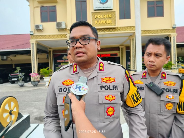 Cegah Terjadi Karhutla, Kapolres Kampar Himbau Masyarakat Tidak Membakar Lahan