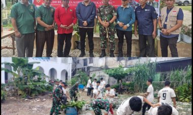 Kodim 0301/Pekanbaru Bersinergi dengan LDII Wujudkan Lingkungan Bersih dan Rukun