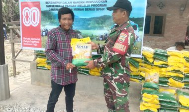 Kodim 0301/Pbr terus Gelar Pasar Murah Guna Jaga Stabilitas Pangan