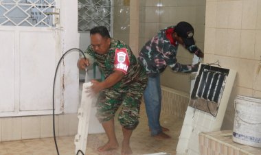 Wujud Nyata Kepedulian TNI, Kodim 0301/Pekanbaru Laksanakan Jum’at Berapi di Masjid Ar Rafah