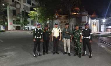 Kodim 0301/Pekanbaru dan Komponen Pendukung Laksanakan Patroli Bersama di Kota Pekanbaru