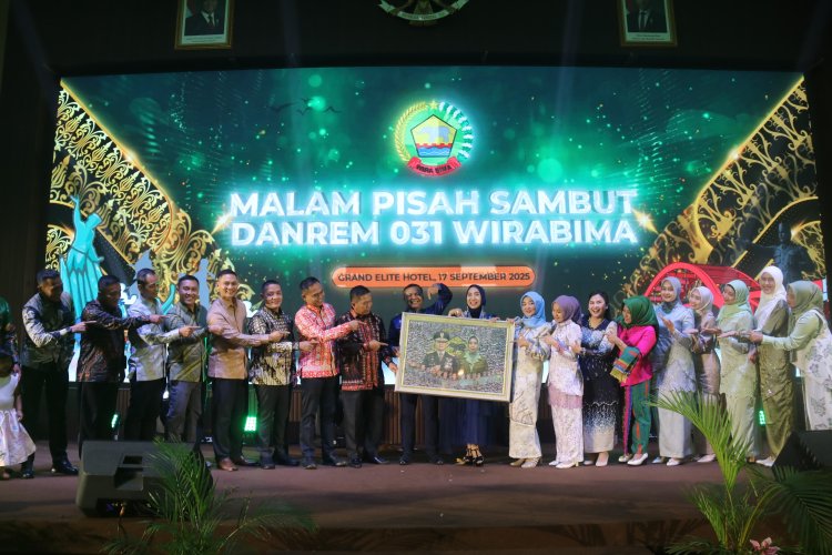 Dandim Hadiri Malam Pisah Sambut Danrem 031/Wira Bima