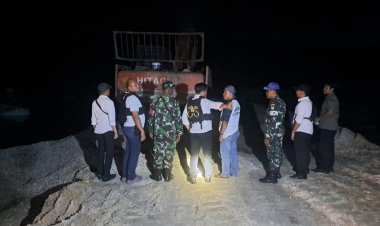 Satreskrim Kampar kolaborasi Dengan TNI Razia Galian C