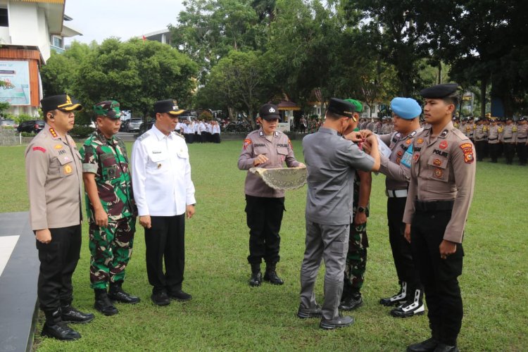 Dandim 0301/Pekanbaru Hadiri Apel Siaga Operasi AMAN P2KS: TNI Siap Dukung Penanganan Banjir