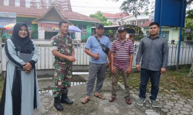Babinsa Kodim 0301/ Pbr Terus Bersinergi Jaga Keamanan Wilayah Binaan