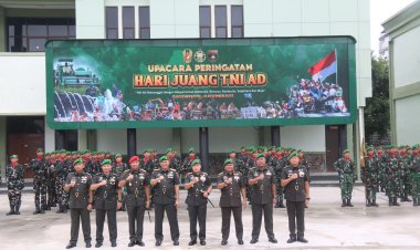 Peringati Hari Juang TNI AD 2025, Kodim 0301/Pbr Hadiri Upacara di Makodam XIX/TT