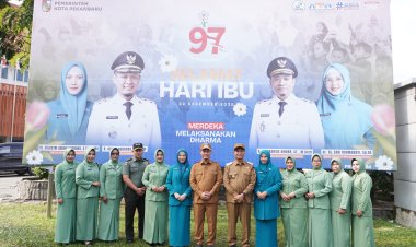 Pasipers Kodim 0301/Pbr Wakili Dandim Hadiri Upacara Hari Ibu ke-97