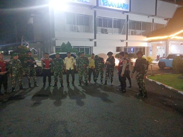 TNI-Polri Sinergi, Kodim 0301/Pekanbaru Laksanakan Patroli Pengamanan Nataru 2025