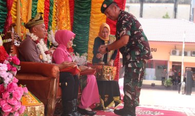 Wakili Dandim 0301/Pbr, Pasiops Hadiri Tradisi Farewell and Welcome Kapolresta Pekanbaru
