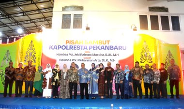Momen Pisah Sambut Kapolresta, Dandim 0301/Pbr Tegaskan Komitmen Bersama