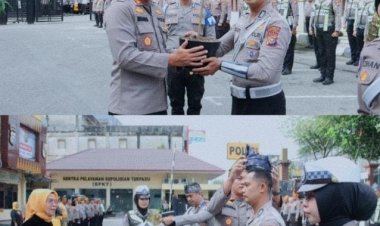 Perkuat Sinergitas Polri - LAM Riau,Kapolresta Launching Penggunaan Tanjak Dan selempang