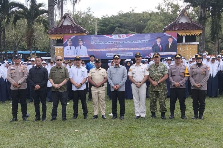 - Wakili Dandim 0301/Pbr, Danramil 02/Kota Hadiri Pelantikan dan Pembukaan Diklat Paskibraka Kota Pekanbaru