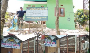 Di Balik Duka, Harapan Itu Kian Nyata: RTLH Almarhum Bapak Yudarfis Capai 90 Persen