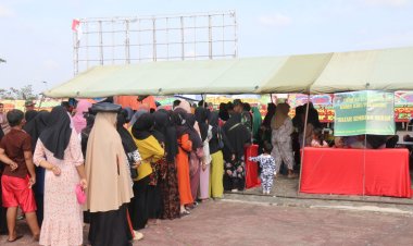 Bazar Pangan Murah dan Pengobatan Gratis Warnai Penutupan TMMD ke-127 Kodim 0301/Pekanbarug