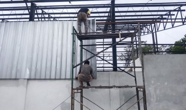 Sukseskan Program Pemerintah Untuk Kemakmuran Bangsa,Babinsa Kodim 0301/Pbr Monitoring Pembangunan KDKMP